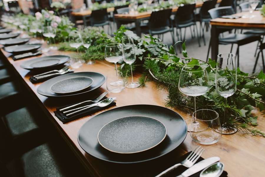 Bridal table set up : Vilagrad Winery photo credit- Ruth Gilmore Photography